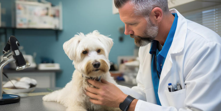 Saurer Reflux bei Hunden